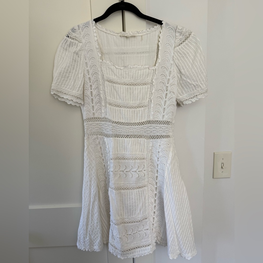 LoveShackFancy White Lace Dress
